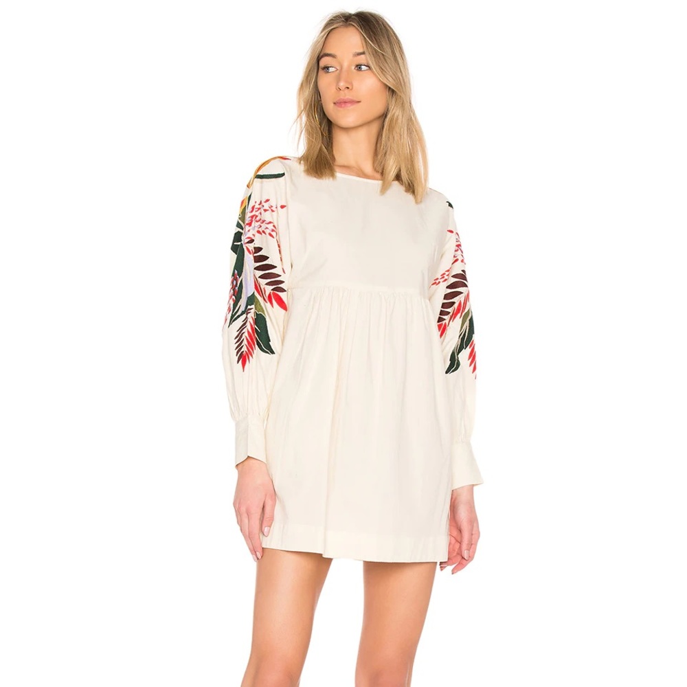 ☀️Free People mini obsessions dress in Ivory